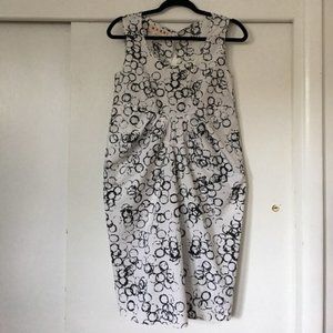 Marni sleeveless cotton bubble dress